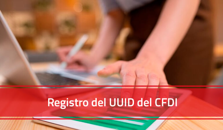 Registro del UUID del CFDI con CRP en el asiento contable